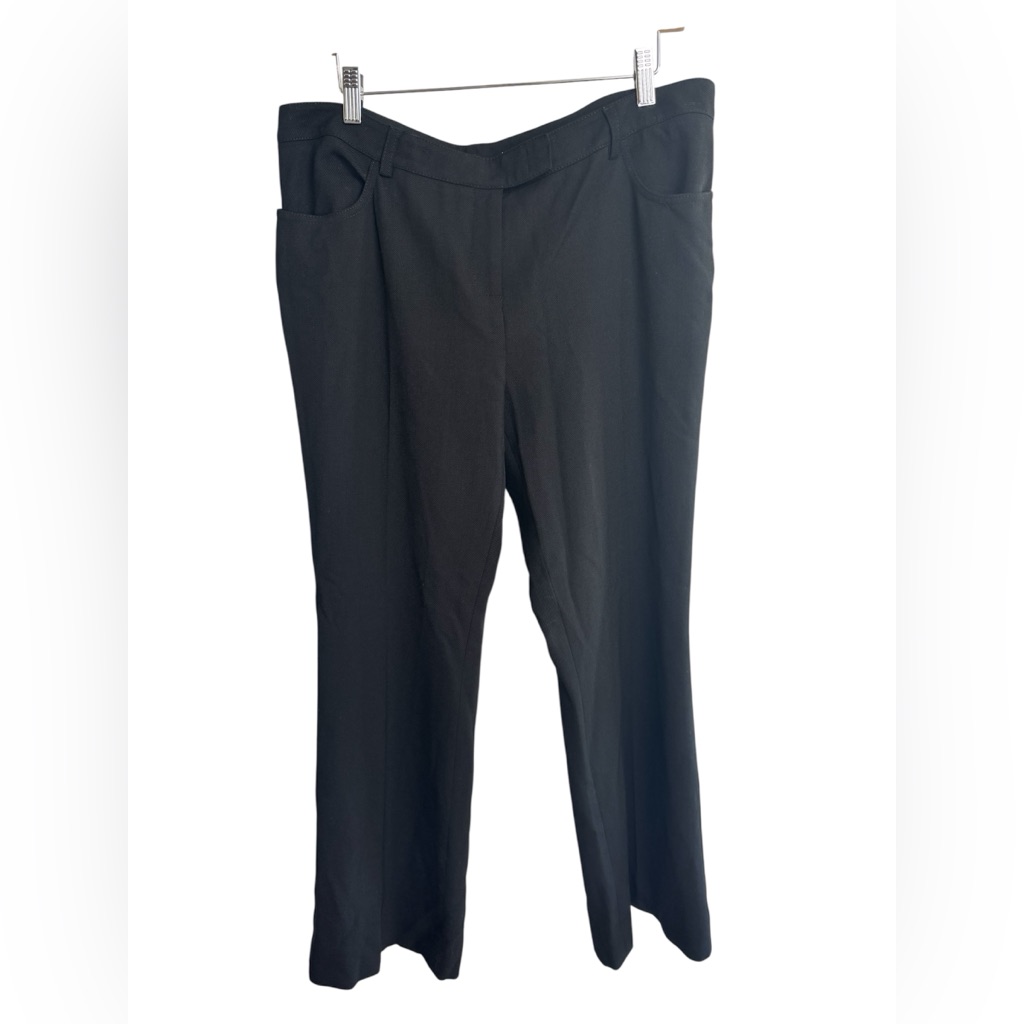 Akris Punto Women’s 14 Black Wool Blend Dress Pants | Work Career Office Trouser